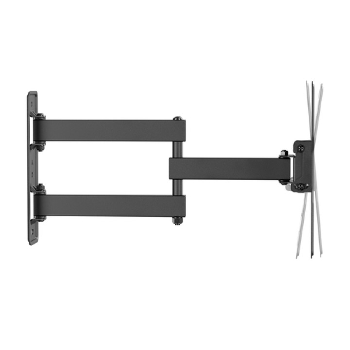 AISENS Soporte Eco Giratorio, Inclinable Para Monitor/TV 30kg (3 Pivotes) De 23"-43", Negro