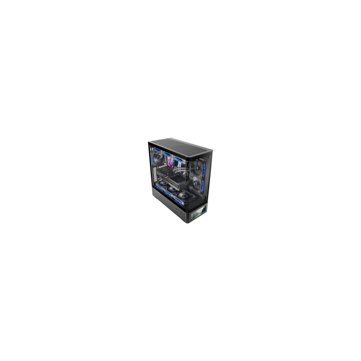 Mars Gaming MCLCDPRO carcasa de ordenador Midi Tower Negro