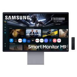 Samsung M90SF pantalla para PC 81,3 cm (32") 3840 x 2160 Pixeles 4K Ultra HD OLED Plata