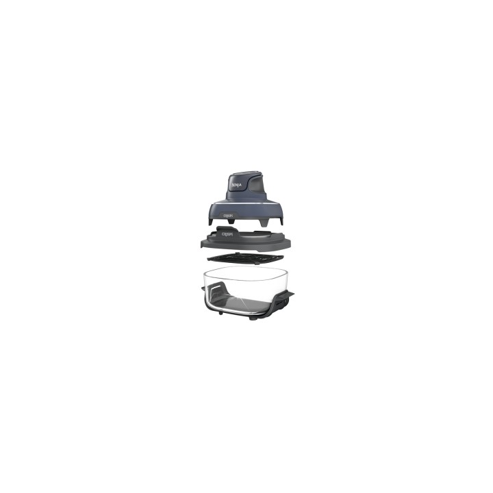 Ninja CRISPi Sencillo 3,8 L 1700 W Freidora de aire caliente Azul, Gris, Transparente