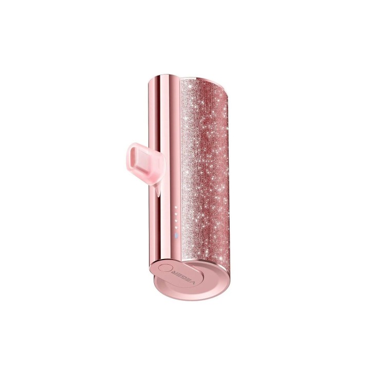 Veger Power Bank Plug on-L 5000mAh 18.5W Rosa