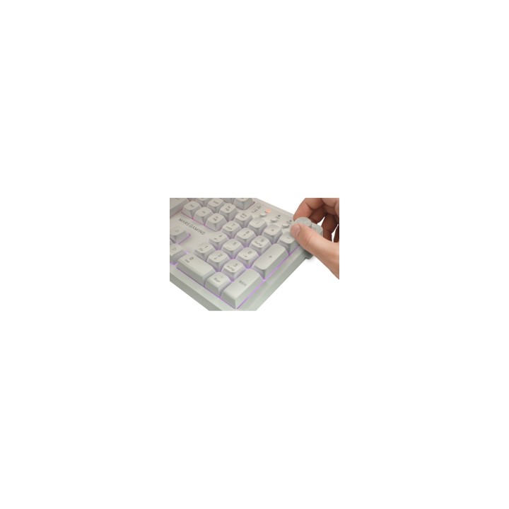 Mars Gaming MCPWXWES teclado Ratón incluido Juego RF inalámbrica + USB QWERTY Español Blanco
