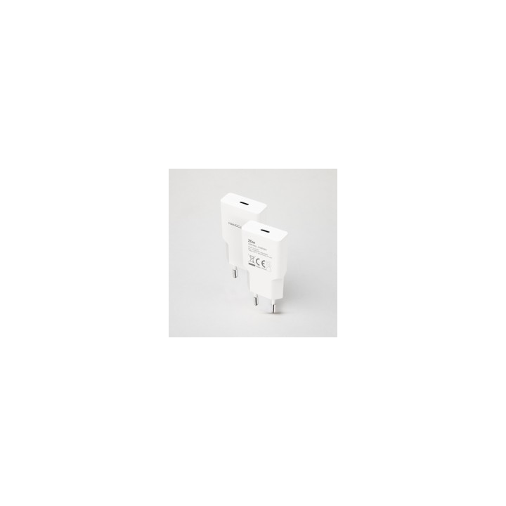 Nanocable Cargador USB-C/PD 20W, Blanco