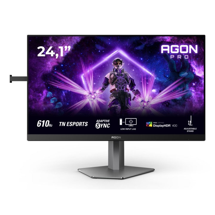 AOC G2 AG246FK6 pantalla para PC 61,2 cm (24.1") 1920 x 1080 Pixeles Full HD LED Negro, Gris