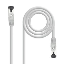 Nanocable Cable de Red Latiguillo Cat.8.1 2GHz LSZH SSTP AWG26, Gris, 1 m