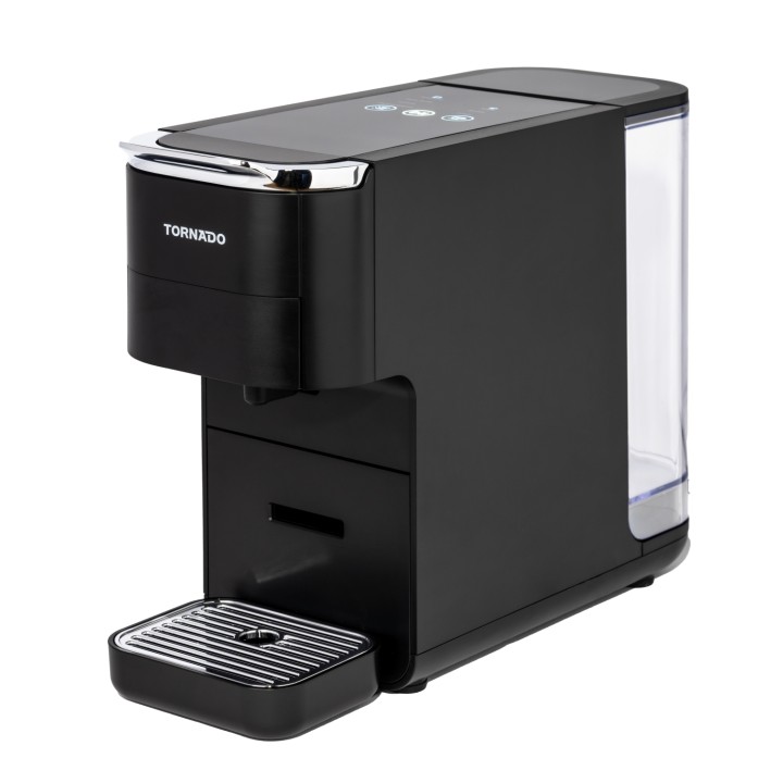 TORNADO TCM7042-GS cafetera eléctrica Totalmente automática Macchina per caffè a capsule 1,5 L