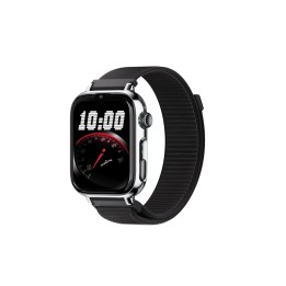 SaveFamily SaveWatch Plus 2 Reloj Inteligente para niños 4G Esfera Plata correa Tela Negra