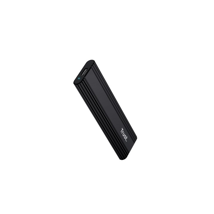 Trust 25806 caja para disco duro externo Caja externa para unidad de estado sólido (SSD) Negro