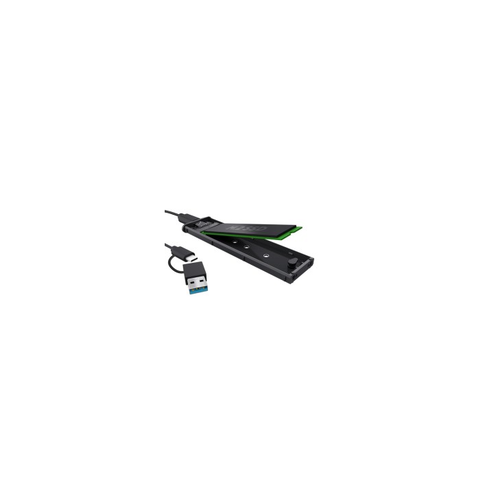 Trust 25806 caja para disco duro externo Caja externa para unidad de estado sólido (SSD) Negro