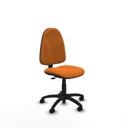 Piqueras y Crespo Algarra CP similpiel naranja base poliamida ruedas nailon 50mm