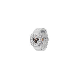 Samsung Galaxy Watch Ultra 3,81 cm (1.5") AMOLED 47 mm Digital 480 x 480 Pixeles Pantalla táctil 4G Titanio, Blanco Wifi GPS