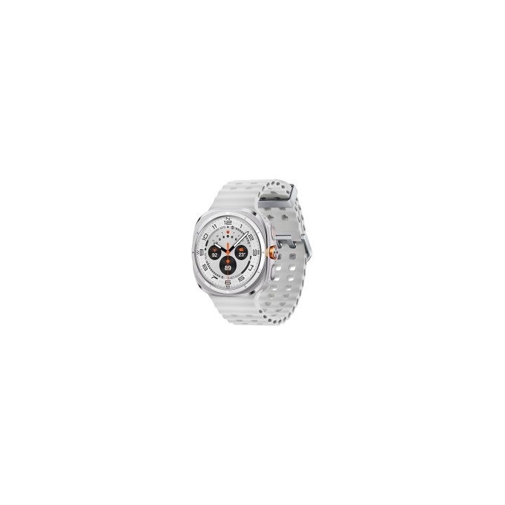 Samsung Galaxy Watch Ultra 3,81 cm (1.5") AMOLED 47 mm Digital 480 x 480 Pixeles Pantalla táctil 4G Titanio, Blanco Wifi GPS