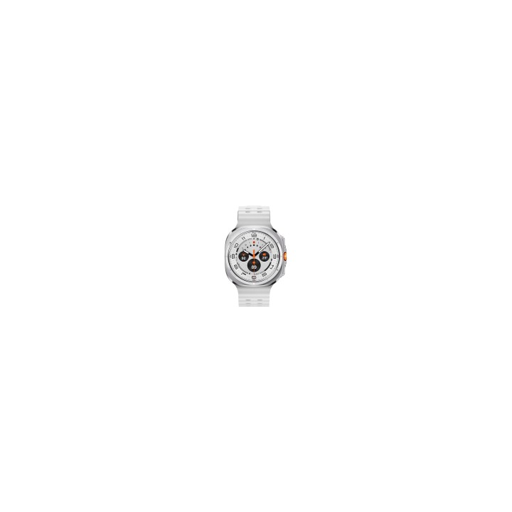 Samsung Galaxy Watch Ultra 3,81 cm (1.5") AMOLED 47 mm Digital 480 x 480 Pixeles Pantalla táctil 4G Titanio, Blanco Wifi GPS