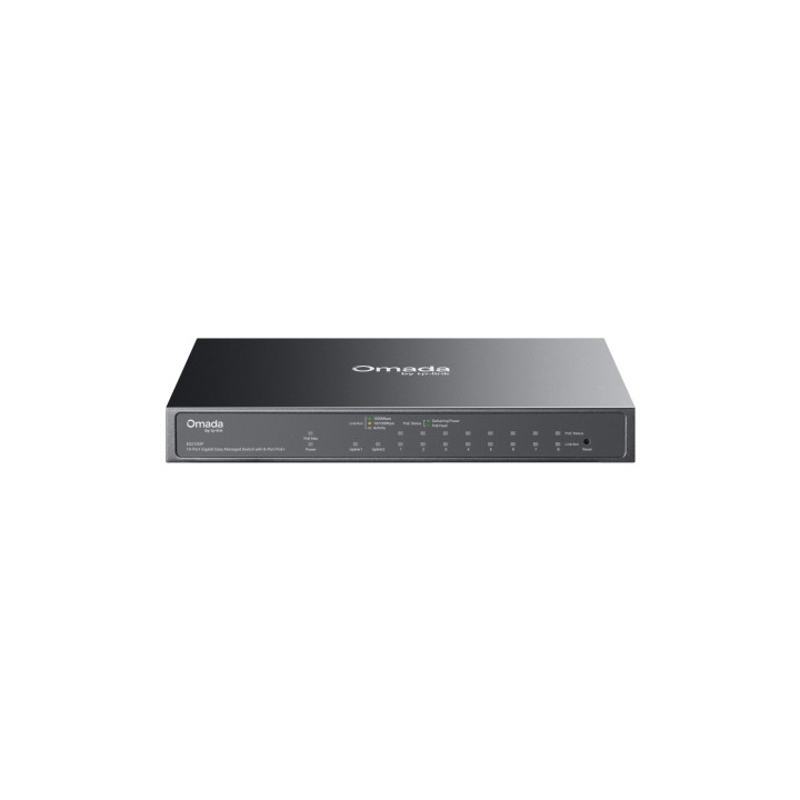 TP-Link Omada ES210GP switch Gestionado L2 Gigabit Ethernet (10/100/1000) Energía sobre Ethernet (PoE) DIN rail Negro