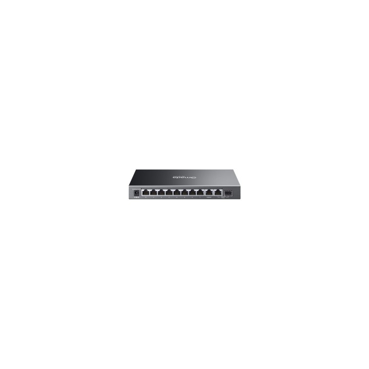 TP-Link Omada ES210GP switch Gestionado L2 Gigabit Ethernet (10/100/1000) Energía sobre Ethernet (PoE) DIN rail Negro