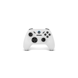 Krom Kadoer Blanco Bluetooth/USB Palanca de mando Digital Android, Nintendo Switch, Nintendo Switch 2, PC, iOS