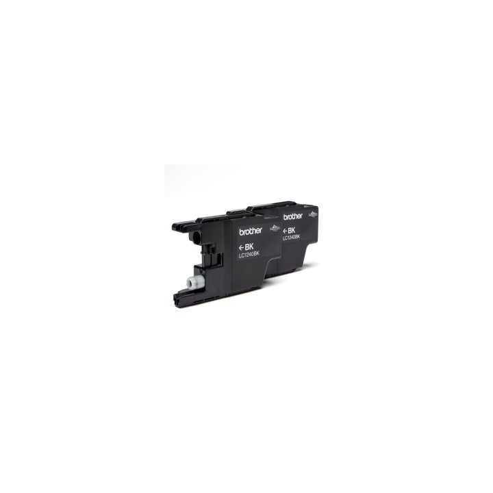 Brother LC-1240BKBP2 cartucho de tinta Original Rendimiento estándar Negro