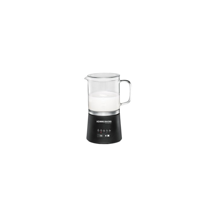 Rommelsbacher MS 625 espumador o calentador de leche Automático Negro, Acero inoxidable