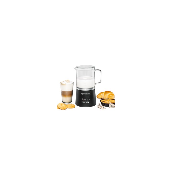 Rommelsbacher MS 625 espumador o calentador de leche Automático Negro, Acero inoxidable