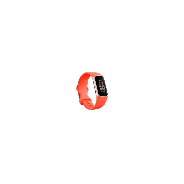 Fitbit Charge 6 AMOLED Pulsera de actividad Coral, Oro