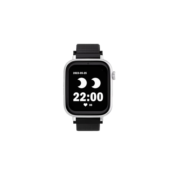 SaveFamily SaveWatch Plus Reloj + Protector GPS y Llamadas 4G Blanco Pulsera Tela Negra