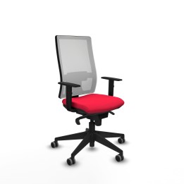 Piqueras y Crespo Horna sincro malla blanca bali rojo brazos 1D base piramidal ruedas 65mm engomadas