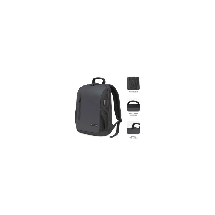 SUBBLIM Nomad Xpand Air Padding mochila City backpack Negro Poliéster reciclado