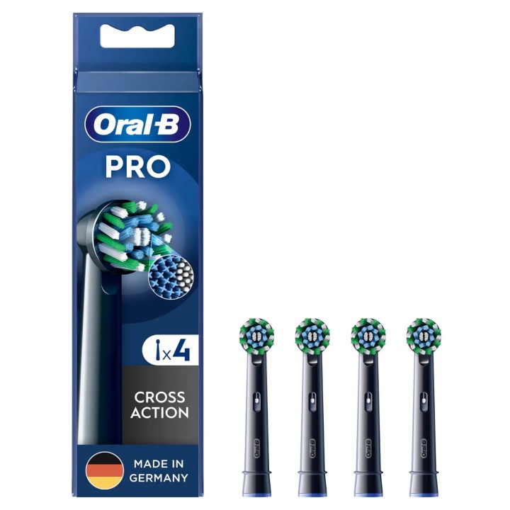 Oral-B CrossAction 4 pieza(s) Negro