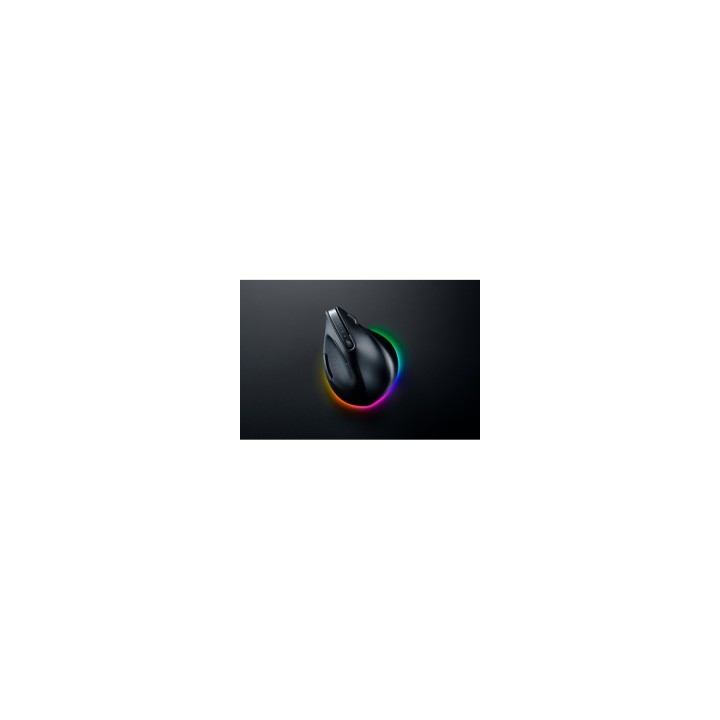 Razer Pro Click V2 Vertical ratón Universal mano derecha RF Wireless + Bluetooth + USB Type-C Óptico 30000 DPI