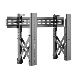 AISENS Soporte para Videowall Nivelable y Función Pop-Out para TV 45Kg de 37-70, Negro