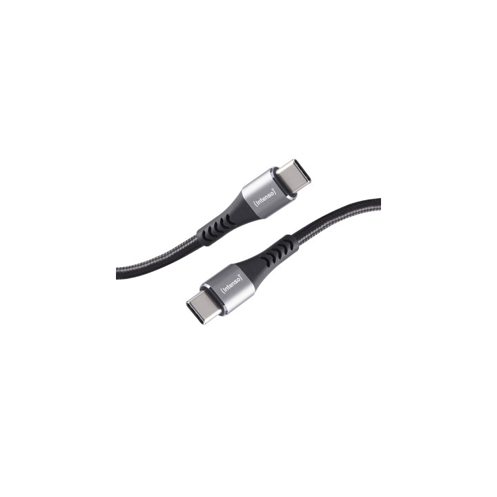 Intenso Cable de carga/datos USB-C C315C, 1,5 m, carga rápida hasta 60 vatios, negro