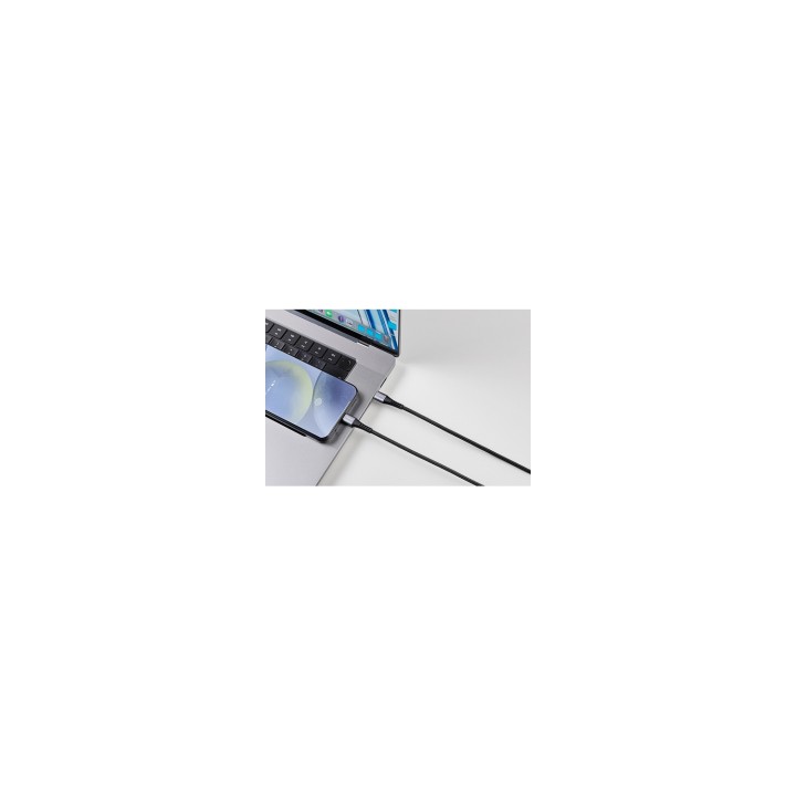 Intenso Cable de carga/datos USB-C C315C, 1,5 m, carga rápida hasta 60 vatios, negro