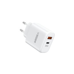 VEGER 65W1A1C cargador de dispositivo móvil Ordenador portátil, Teléfono móvil, Netbook, Portátil, PDA, Universal Blanco USB
