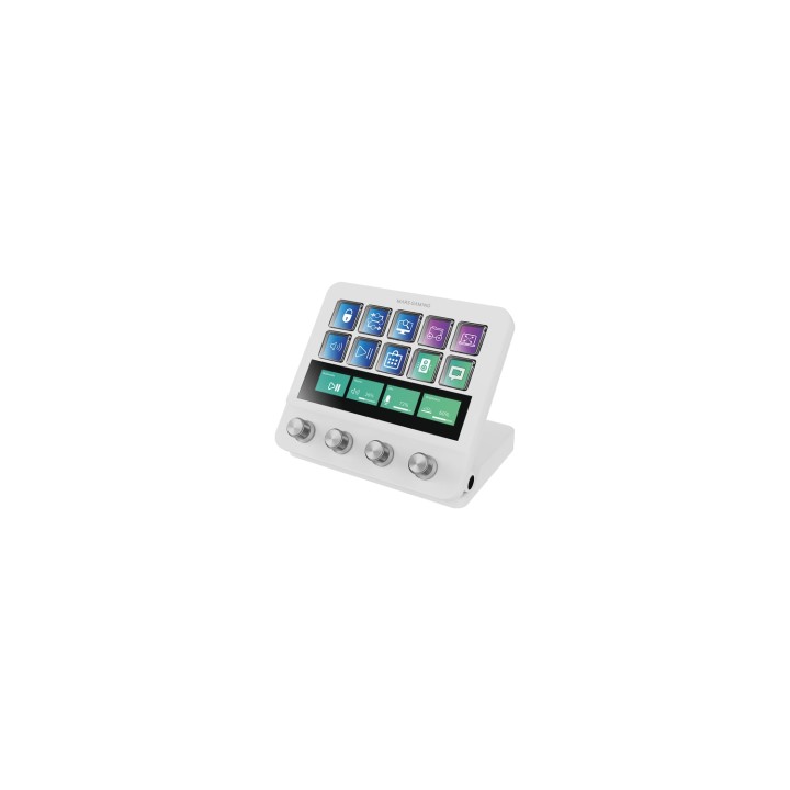 Mars Gaming MS-DPROW Blanco 10 botones