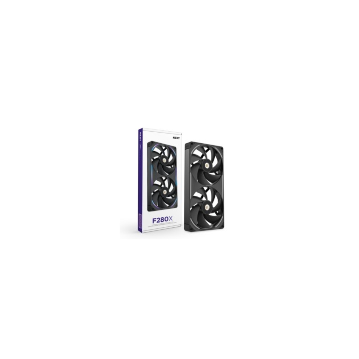 NZXT F280X Carcasa del ordenador Ventilador 14 cm Negro 1 pieza(s)