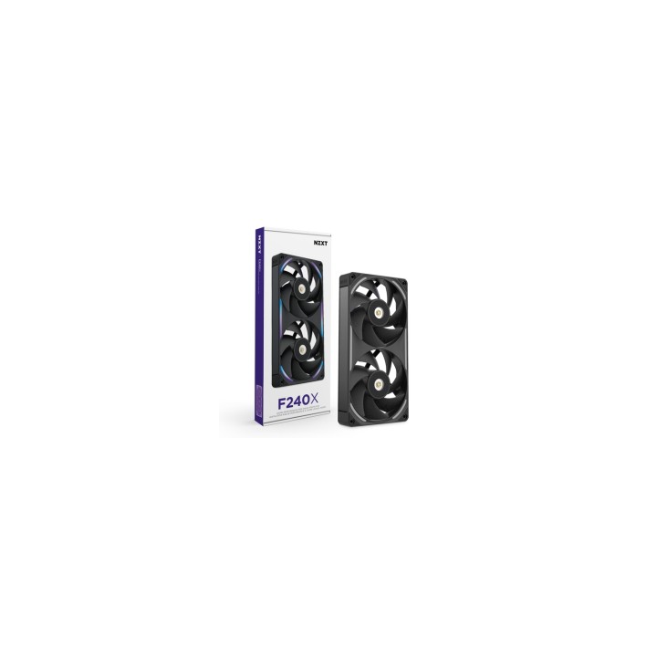 NZXT F240X Carcasa del ordenador Ventilador 12 cm Negro 1 pieza(s)