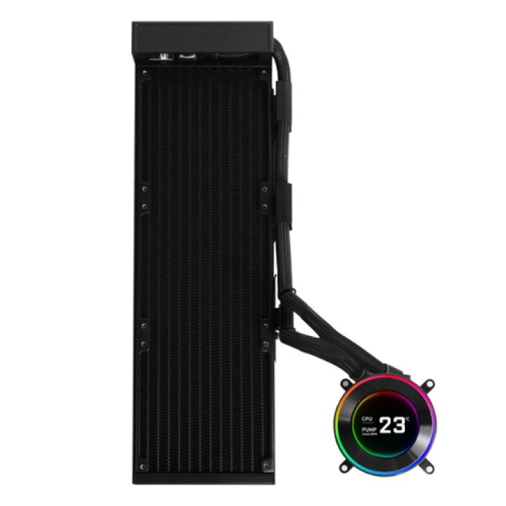 Lian Li GA II Hydroshift II LCD-C 360N Carcasa del ordenador Sistema de refrigeración líquida todo en uno Negro