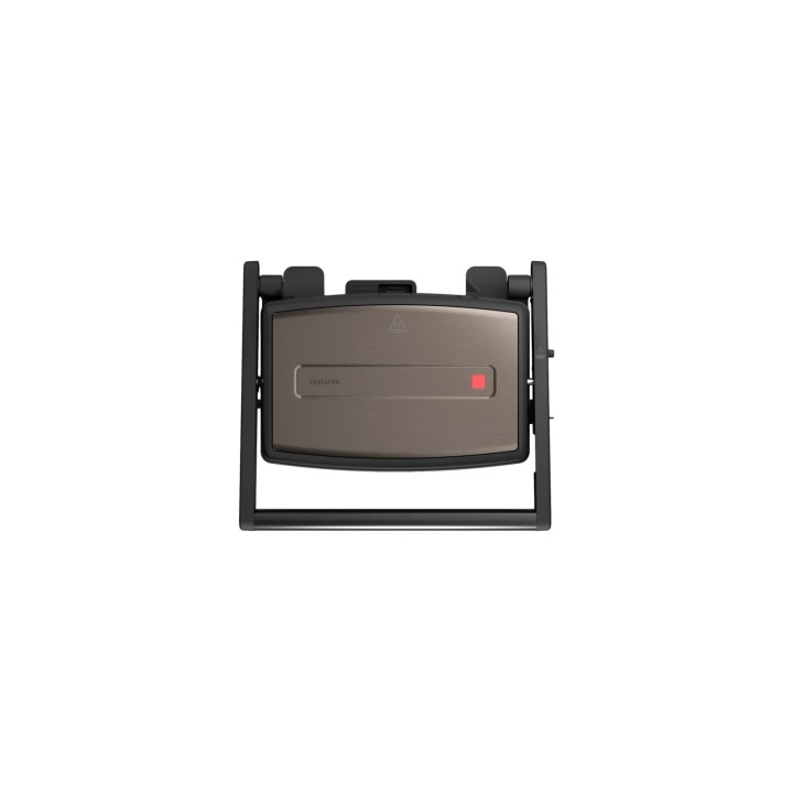 Aiwa KAMADO sandwichera 1500 W Negro, Acero inoxidable