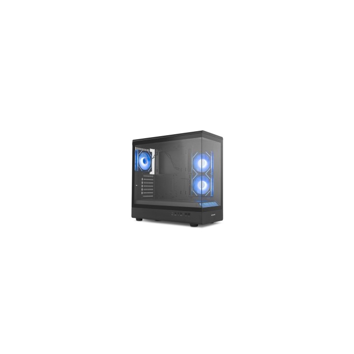 NOX Hummer NXHUMMERSIGNALBK carcasa de ordenador Midi Tower Negro