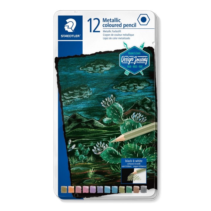 Staedtler Metallic Metálico, Multicolor 12 pieza(s)