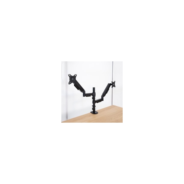 TooQ DB1533TNR-B soporte para monitor 81,3 cm (32") Escritorio Negro