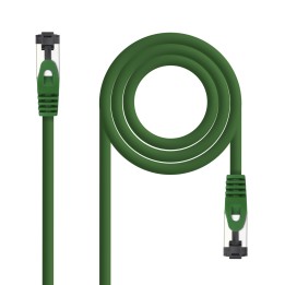 Nanocable Cable de Red Latiguillo Cat.8.1 2GHz LSZH SSTP AWG26, Verde, 2 m