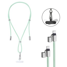 Intenso Handykette als Lade- + Datenkabel USB-C bis 1,65m grün cable USB USB C Verde
