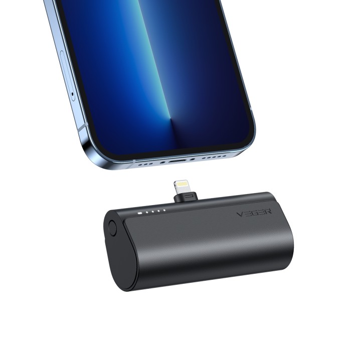VEGER PlugOn-L VG-W0556P PowerBank plug-on 5000mah PD20W Lightning connector built-in