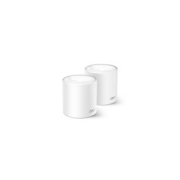 TP-Link Deco X50 (2-pack) Doble banda (2,4 GHz / 5 GHz) Wi-Fi 6 (802.11ax) Blanco 3 Interno