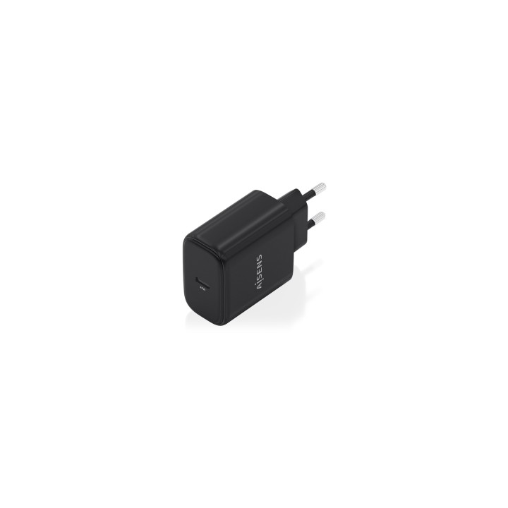 AISENS Cargador GaN 45W, 1xUSB-C PD3.0, Negro