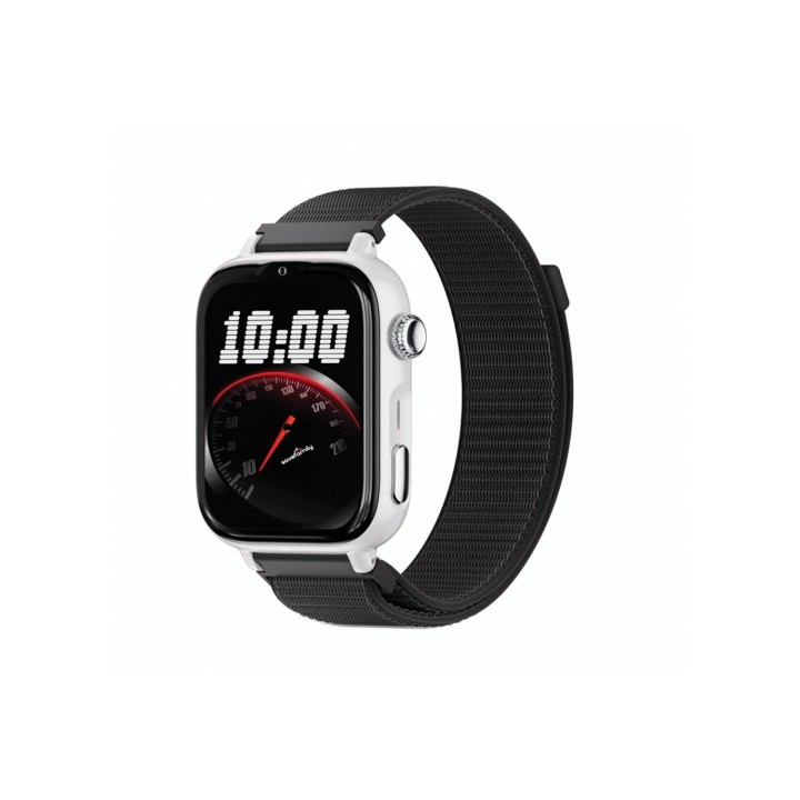 SaveFamily SaveWatch Plus 2 Reloj Inteligente para niños 4G Esfera Blanca correa Tela Negra