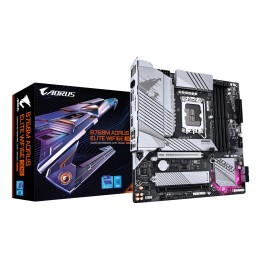 GIGABYTE B760M AORUS ELITE WIFI6E GEN5 Placa Base – Compatible con procesadores Intel Core 14ª generación, VRM digital de