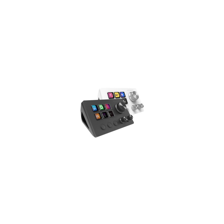 Mars Gaming MSD-TWO, Control Deck Compacto, 6 Teclas LCD Personalizables + 3 Botones, 3 Ruedas Multifuncionales, Control Deck