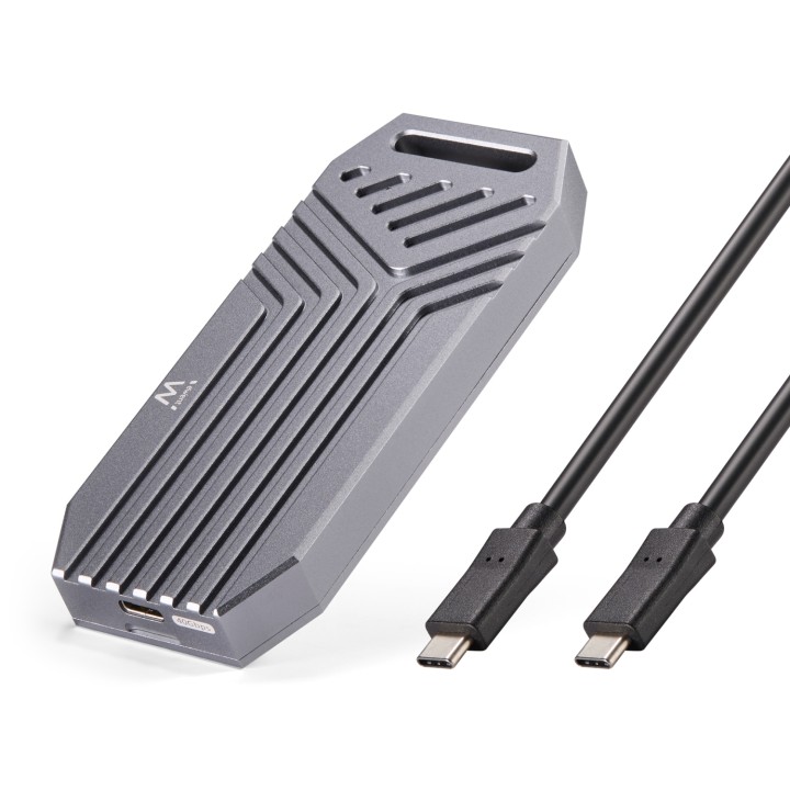 Ewent EW7062 caja para disco duro externo Caja externa para unidad de estado sólido (SSD) Gris Oscuro